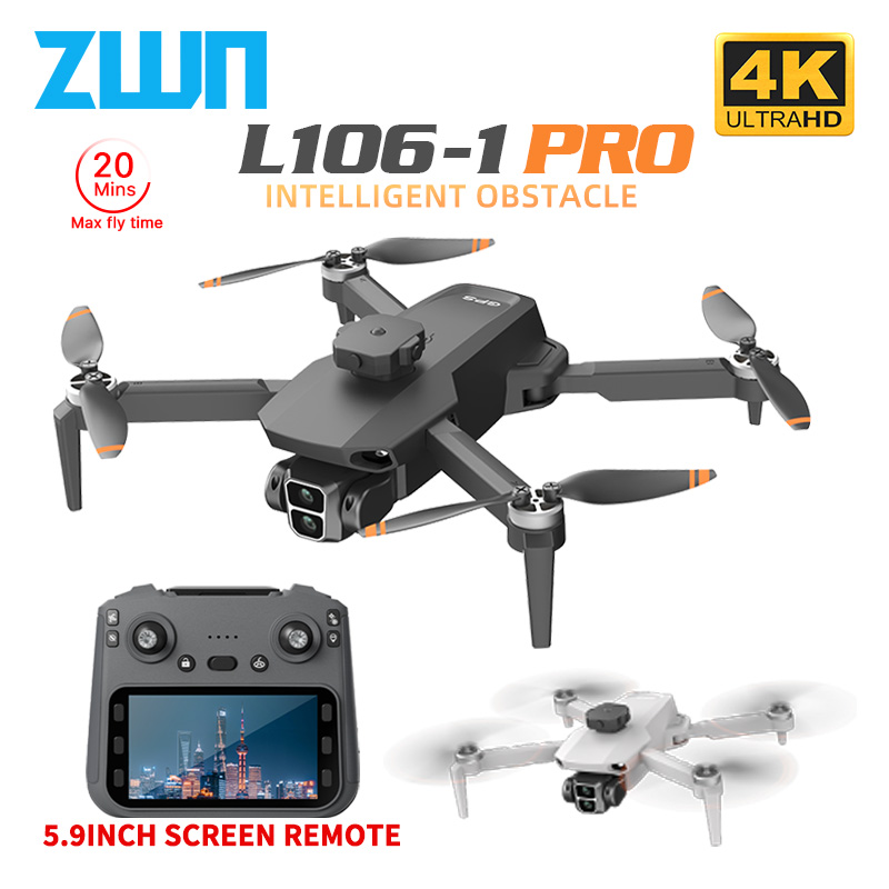 Drone Photogrammetry - L106-1PRO GPS Professional Drone With 4K