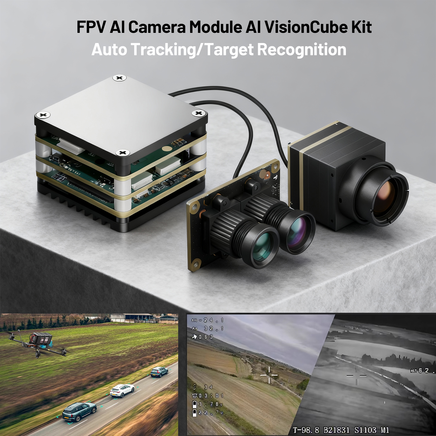 Drone Thermal Imaging - FPV AI Camera Module AI VisionCube