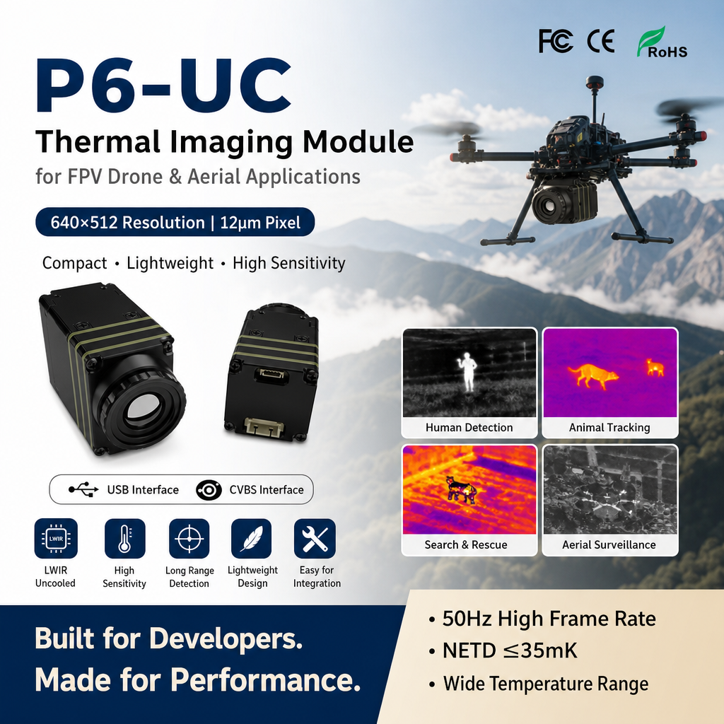 640x512 Thermal Imaging Core L - đánh giá và giá Drone Thermal Imaging