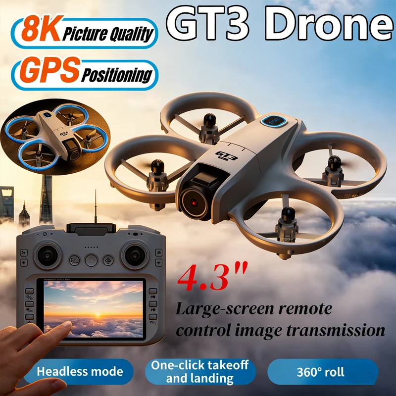Hot 2026 GT3 MAX Drone 8K HD 4 - đánh giá và giá Drone Video Production