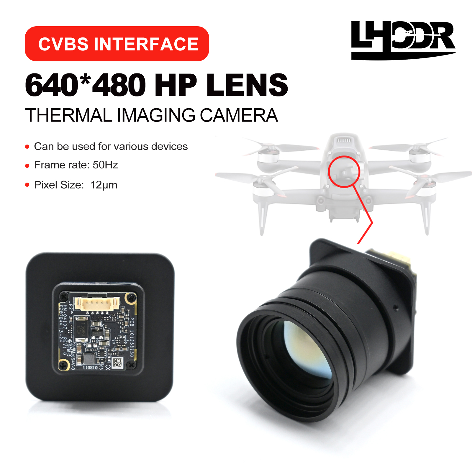 30mm 640x480 pix Drone thermal - đánh giá và giá Drone Thermal Imaging