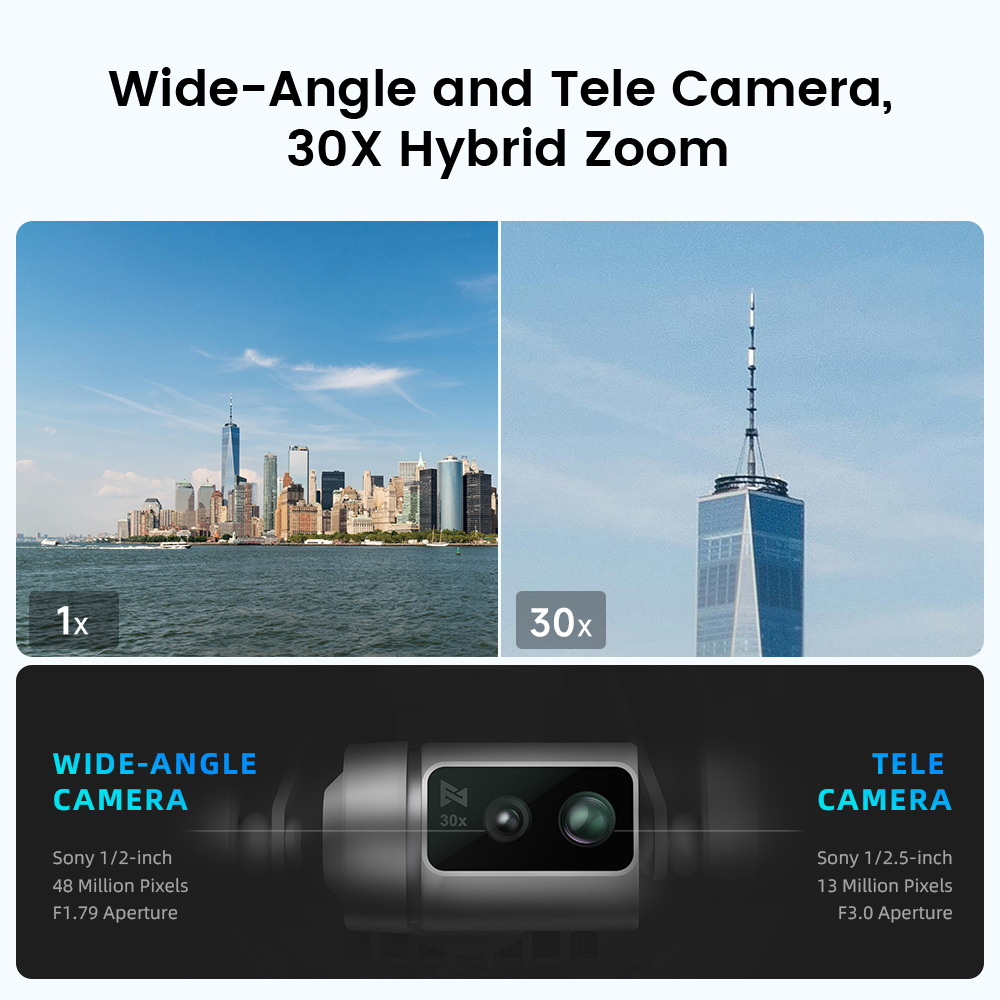 FIMI X8 Tele Max new drone Wid - đánh giá và giá Drone Thermal Imaging