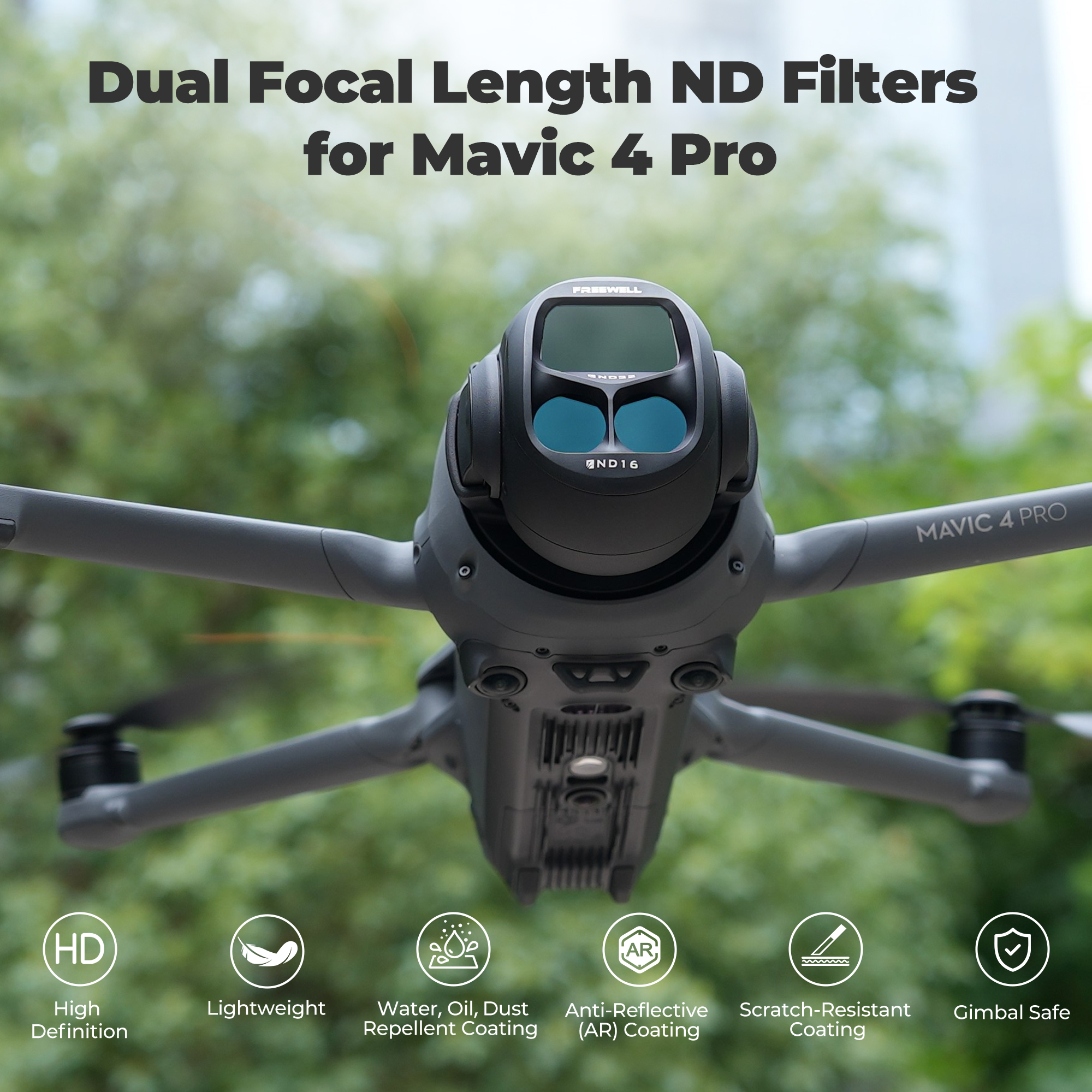 Freewell Split ND Filters Kit  - đánh giá và giá Drone Ndvi