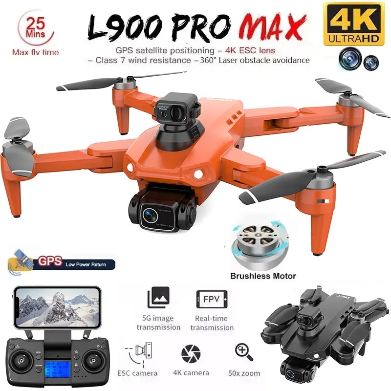 L900 Pro MAX GPS Drone 4K Prof - đánh giá và giá Drone Photogrammetry