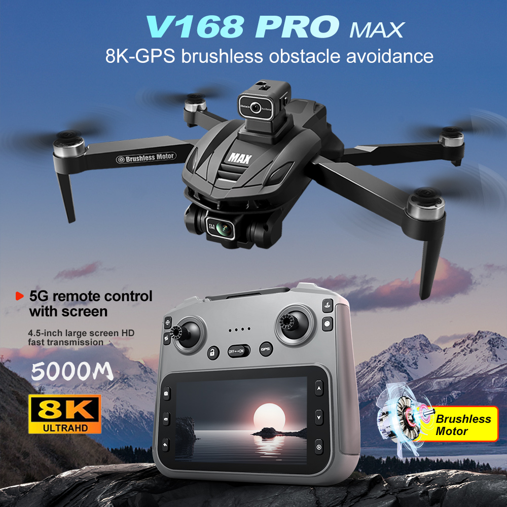 V168 PRO Max GPS Drone 8K Prof - đánh giá và giá Drone Photogrammetry
