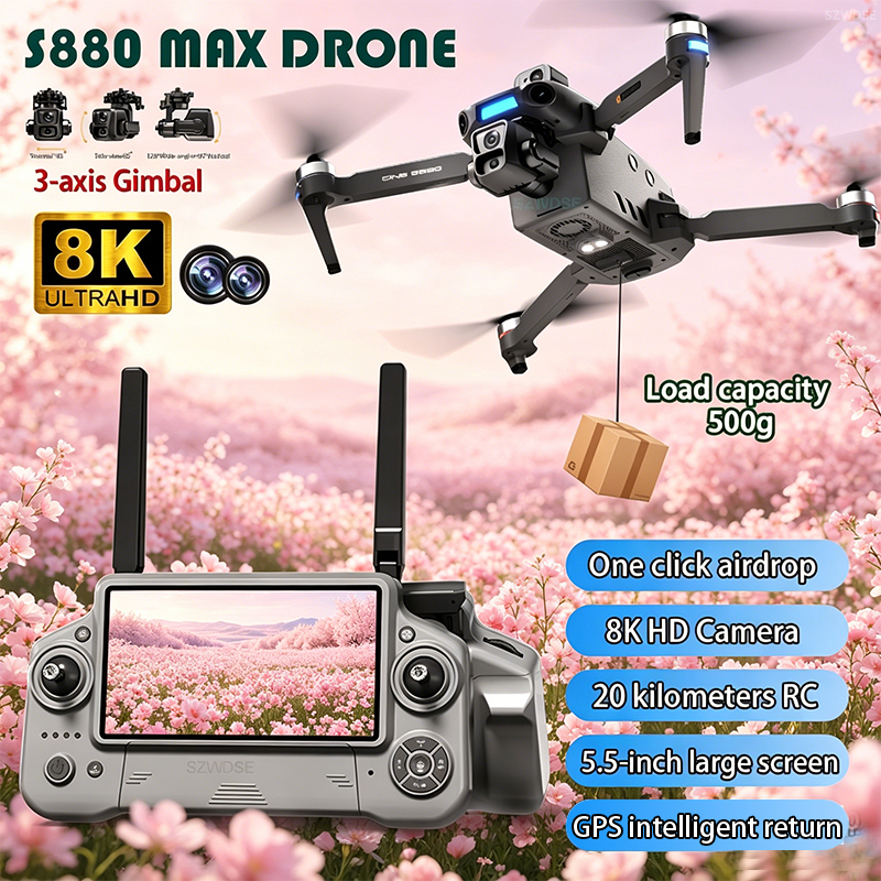 2026 New 8K Dual Camera Drone  - đánh giá và giá Drone Mapping