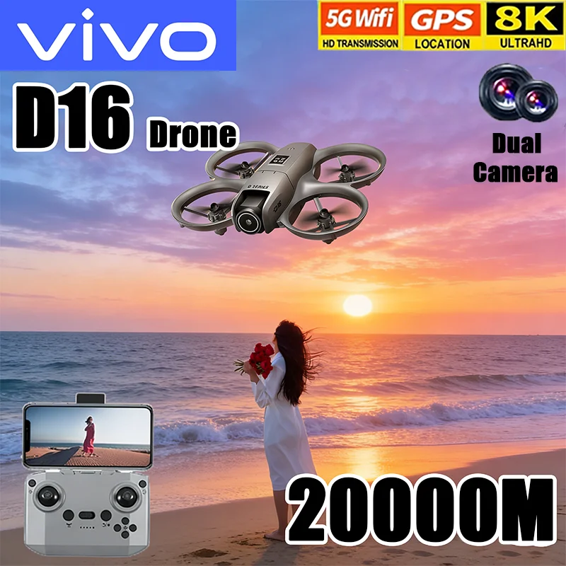 VIVO D16 Mini Drone 8K Camera  - đánh giá và giá Drone Video Production