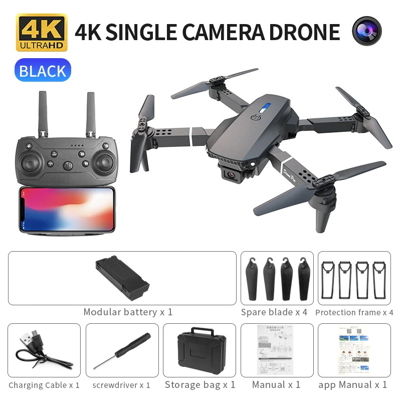 E88 ProIntelligent Folding Dro - đánh giá và giá Drone Aerial Photography