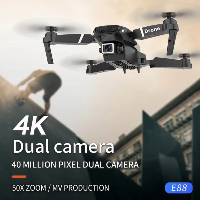 E88 ProIntelligent Folding Dro - đánh giá và giá Drone Aerial Photography