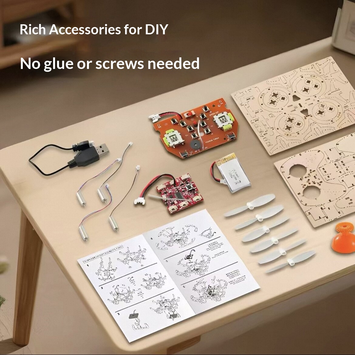 2026 New Wooden DIY Assembled  - đánh giá và giá Drone Aerial Photography