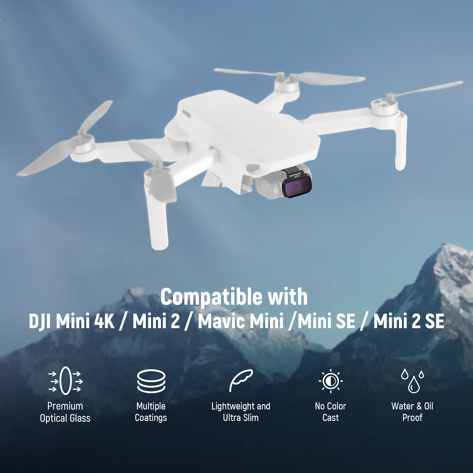 NEEWER 6 Pack ND CPL Filters F - đánh giá và giá Drone Ndvi