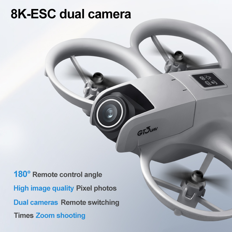 New GT3 Mini RC Drone 8K 5G Ae - đánh giá và giá Drone Aerial Photography