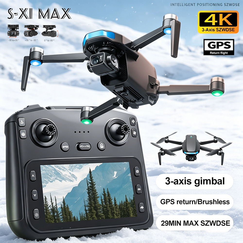 New S-X1 MAX Drone GPS 8K Prof - đánh giá và giá Drone Photogrammetry