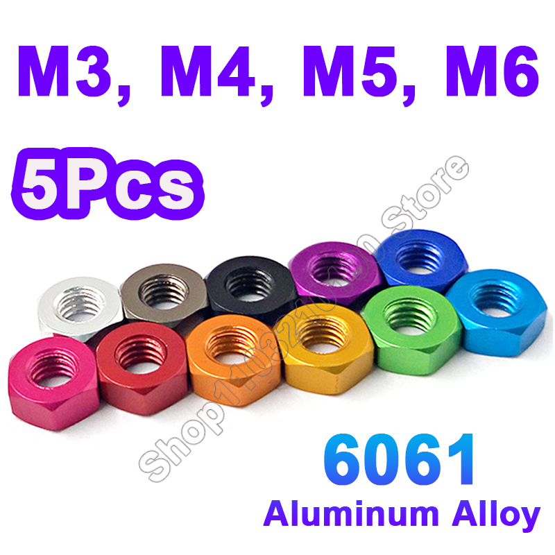 5pcs M3 M4 M5 M6 Anodized Colo - đánh giá và giá Drone 3D Modeling