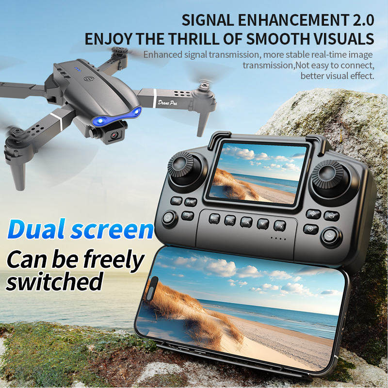 E99 PRO Drone Screen Control A - đánh giá và giá Drone Lidar