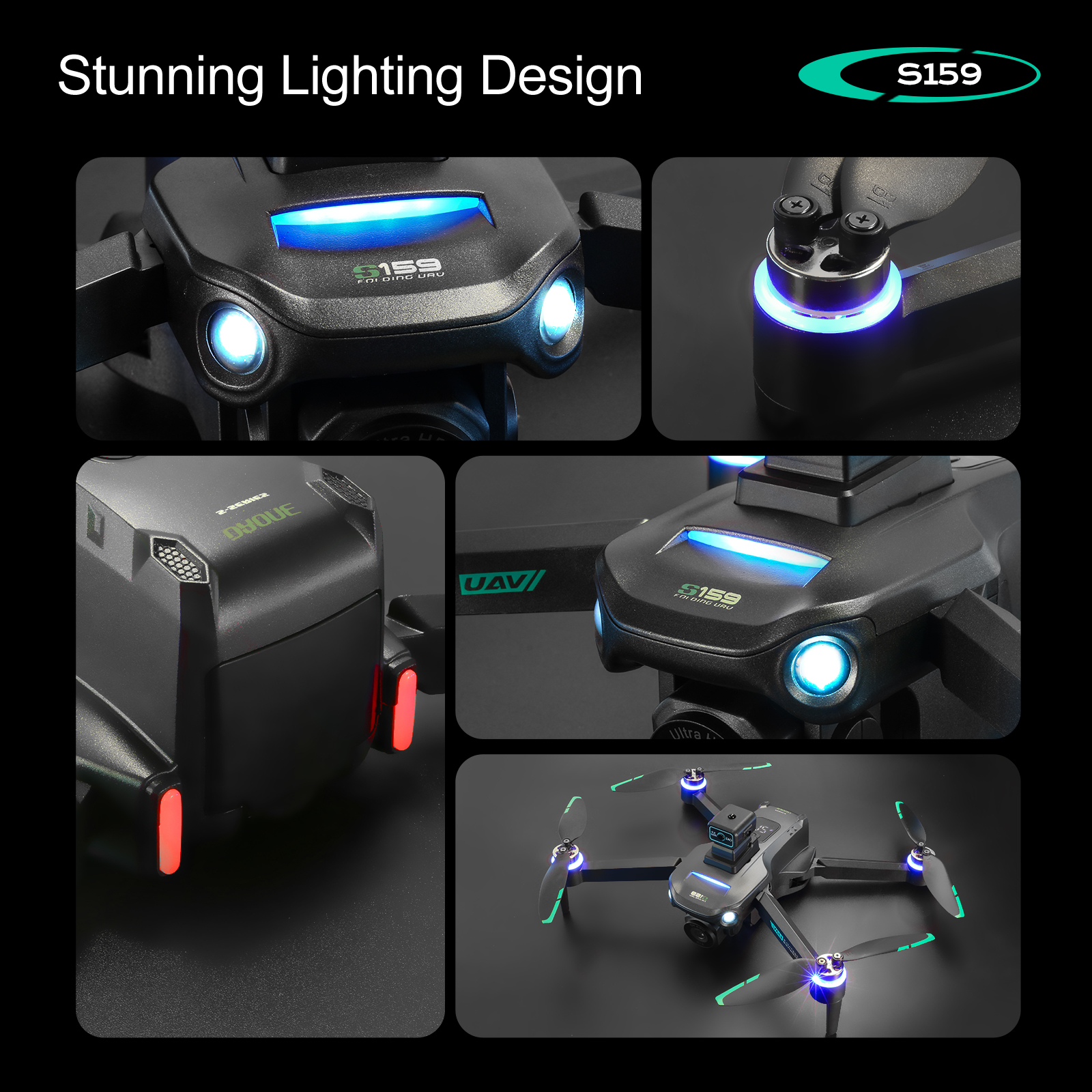 S159 GPS Drone 4K Profesional  - đánh giá và giá Drone Mapping